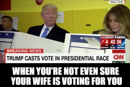 trump not sure melania voting 5822551e5f9b58d5b1b00bd8