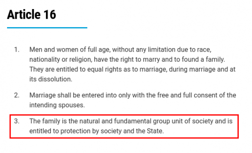 Article 16 United Nations Declaration of Human Rights