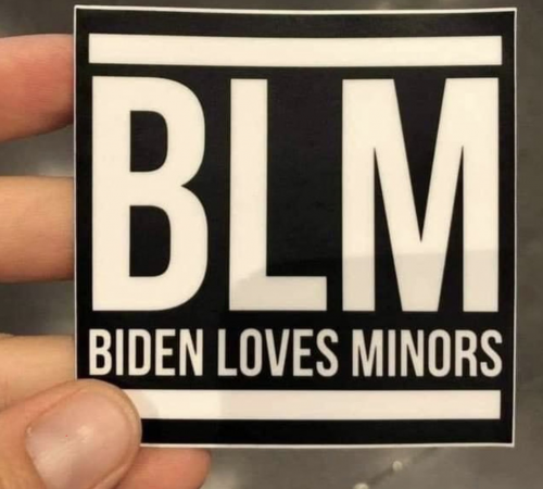 BLM Biden Loves Minors