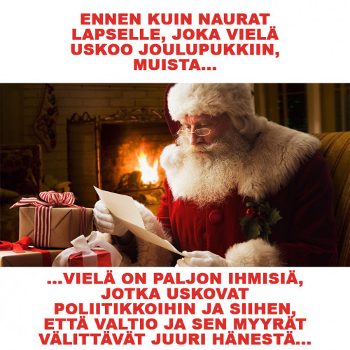 ...sarjassamme "joulupukin taikaa"... ❤️