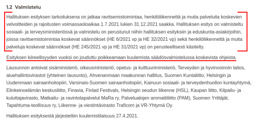 Source: https://www.eduskunta.fi/FI/vaski/HallituksenEsitys/Sivut/HE_73+2021.aspx