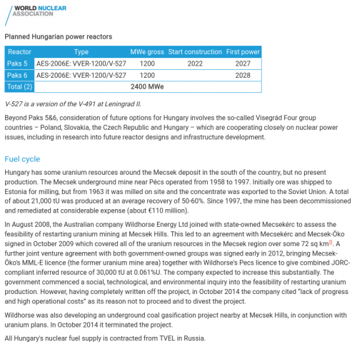 Hungary Nuclear Reactors VVER Russia 3