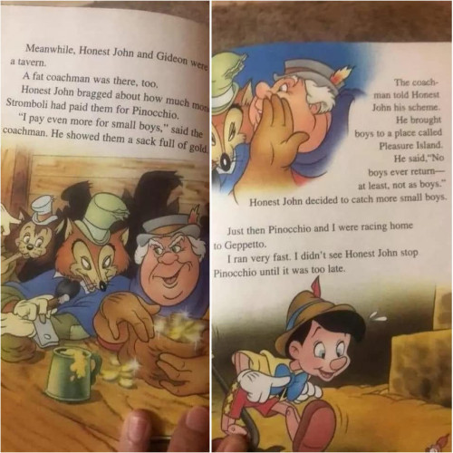 Honest John Geppetto Pinocchio