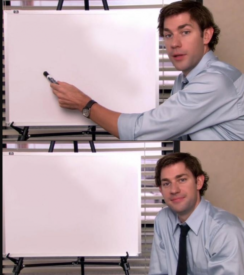 Jim Halpert whiteboard template