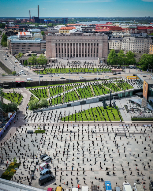 Kulttuuriväki ilmakuva