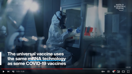 mRNA universal flu injection WEF bioweapon 2