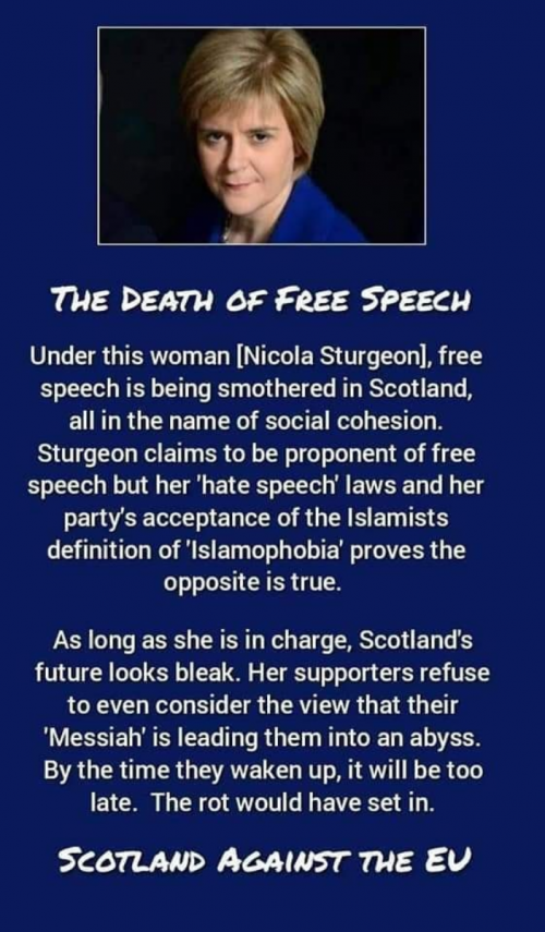 Nicola Sturgeon the tyrant