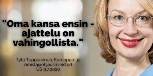 Tyttti Tuppurainen Oma kansa ei ensin uutiskuva