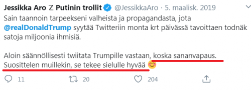 Putinin trolli sananvapaus