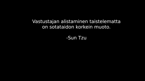 Sun Tzu mietelause