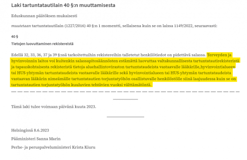 Hallituksen esitys 5 2023