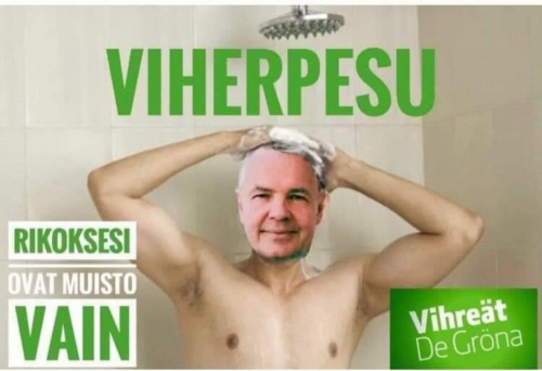 Pekka Haavisto viherpesu