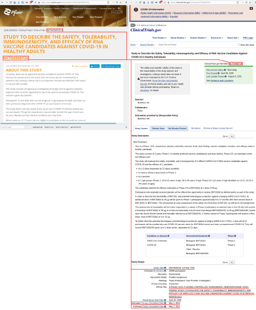 Pfizer clinical trial 2023 COVID 19