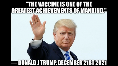 Trump is provaxxine