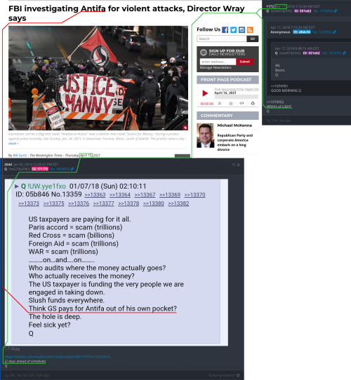 Q 2644 Two days ahead of schedule Antifa George Soros