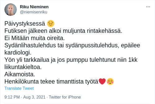 Riku Nieminen koronapiikki 2