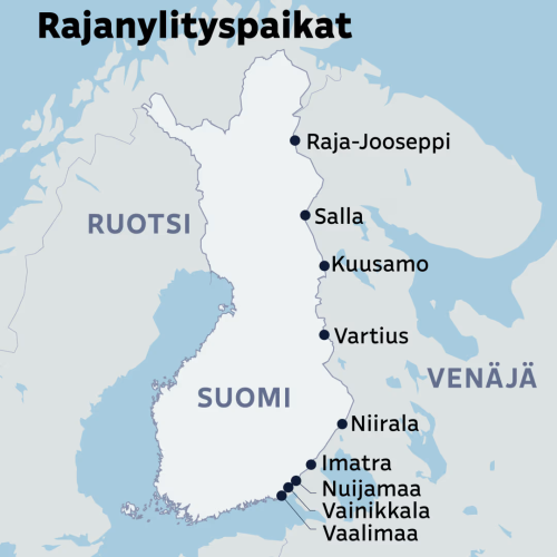 Rajanylitys Suomi Venäjä Rajavartiolaitos