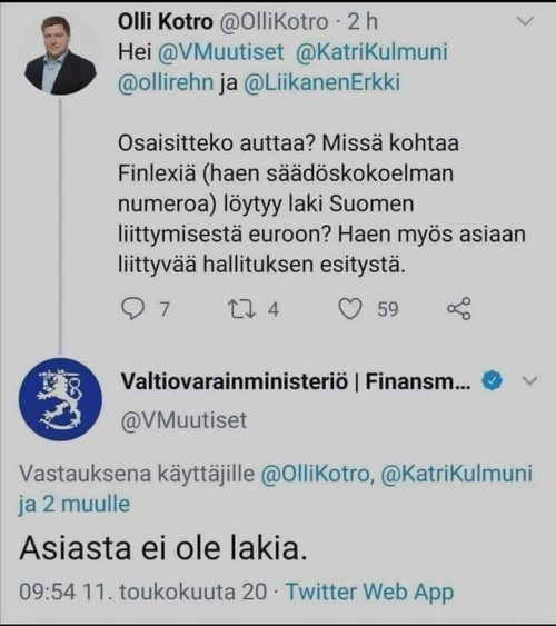 eurosta ei lakia