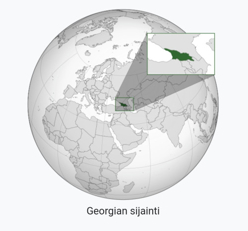 georgia in map